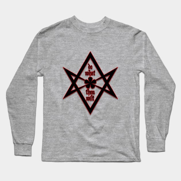 Do What Thou Wilt Long Sleeve T-Shirt by Hiraeth Tees